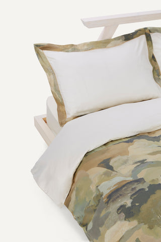 Landscape Duvet Cover - Forest Green