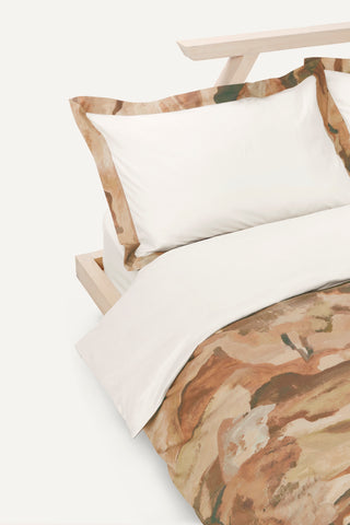 Landscape Duvet Cover - Cinnamon Brown