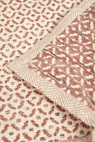 Jacquard Throw - Terracotta