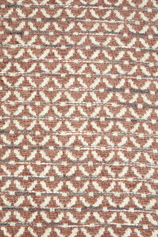 texture detail of jacquard terracotta