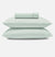 Percale Organic Cotton Fitted Sheet Set - Spring Blue