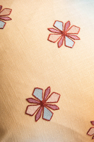 Bloom Embroidered Cushion Cover