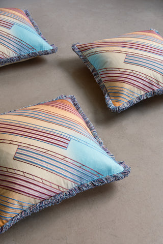 Vista Embroidered Cushion Cover