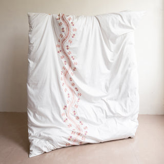 Bloom Embroidered Super King Duvet Cover