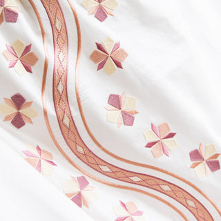 Bloom Embroidered Super King Duvet Cover