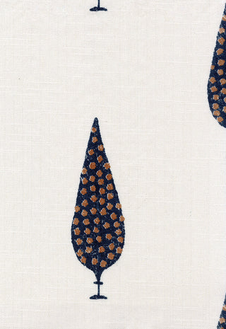 Cypress - Navy/Cocoa Swatch