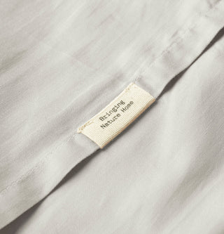 Percale Organic Cotton Duvet Set - Equinox Silver
