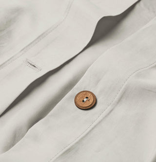 Equinox silver duvet detail