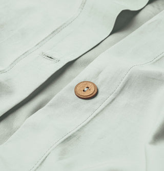 Percale Organic Cotton Bedding Set - Spring Blue