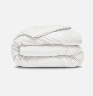 Percale Organic Cotton Bedding Set - Midwinter White