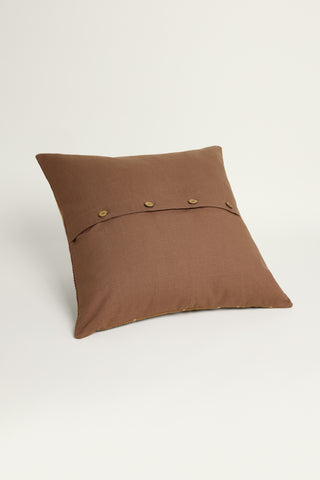 Jaal Cushion Cover - Brown
