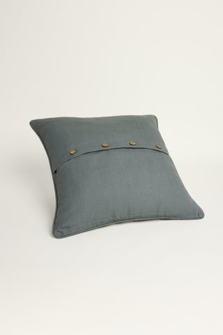 Qila Cushion Cover - Green + Teal