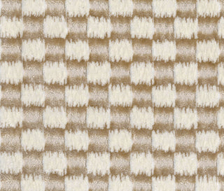 Ikat Checks - Latte/Ecru Swatch