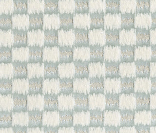 Ikat Checks - Sky/Ecru Swatch