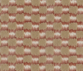 Ikat Checks - Cocoa/Taupe Swatch