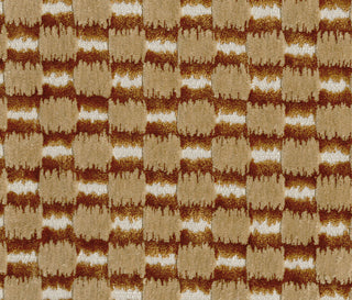 Ikat Checks - Brick/Walnut Swatch