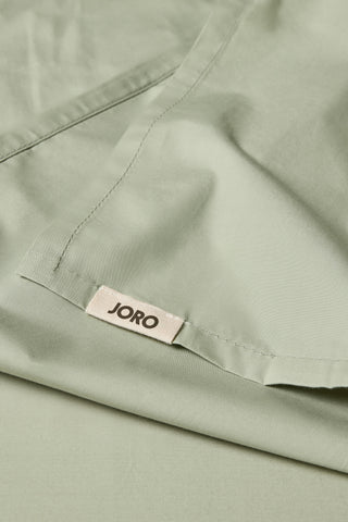 Sateen Organic Cotton Flat Sheet - Solstice Green