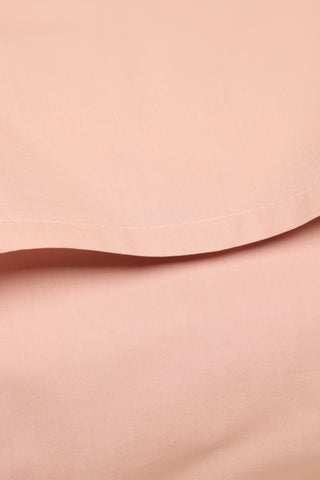 Percale Organic Cotton Pillowcases - Midsummer Pink