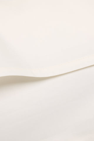 Percale Organic Cotton Pillowcases - Iridescent Ivory
