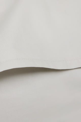 Percale Organic Cotton Pillowcases - Equinox Silver