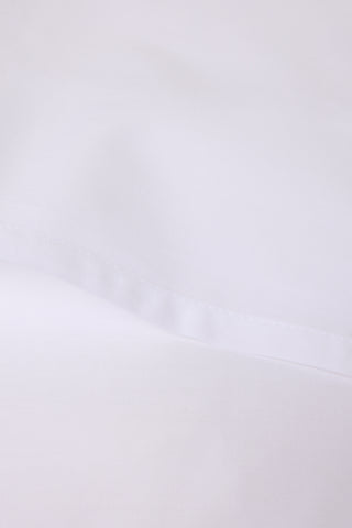 Sateen Organic Cotton Pillowcases - Midwinter White