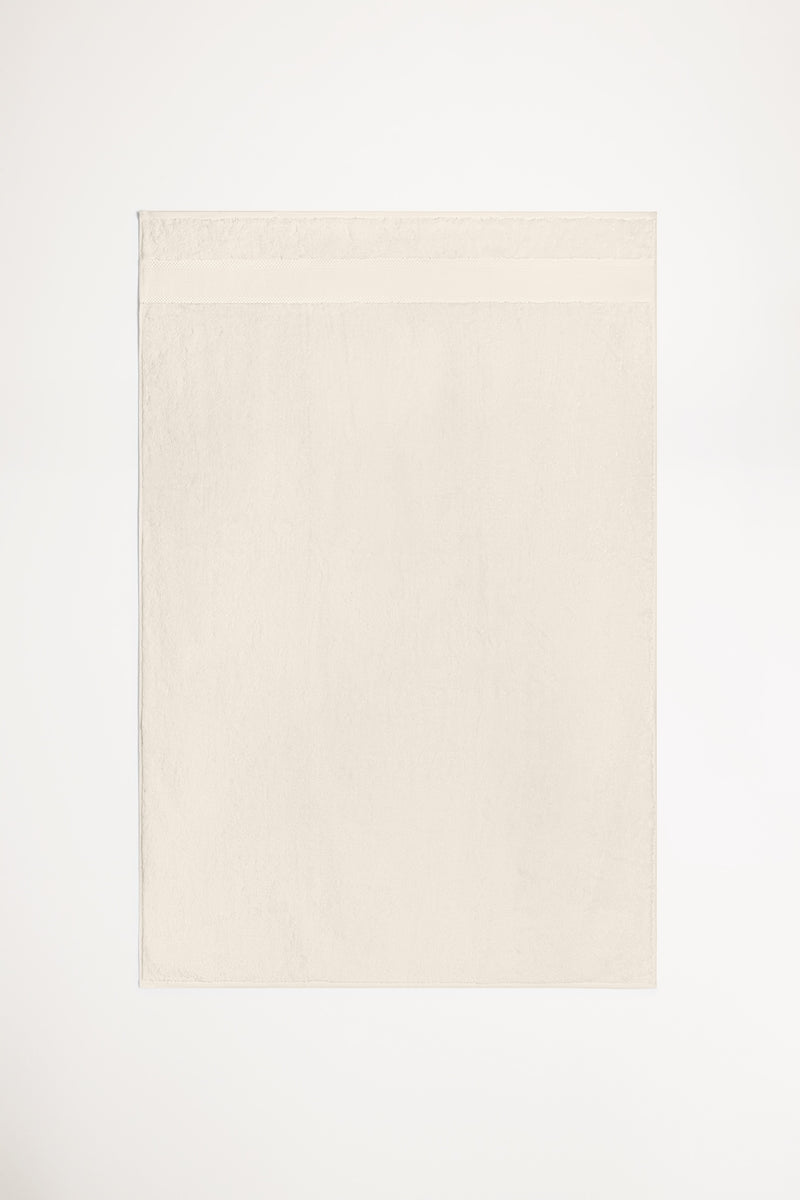 Organic Cotton Bath Sheet - Chalk