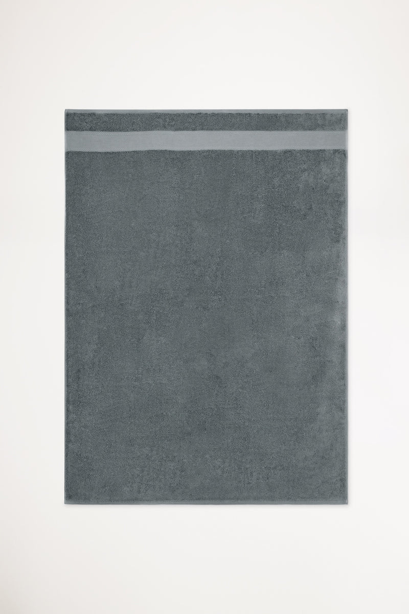Organic Cotton Bath Sheet - Slate Grey