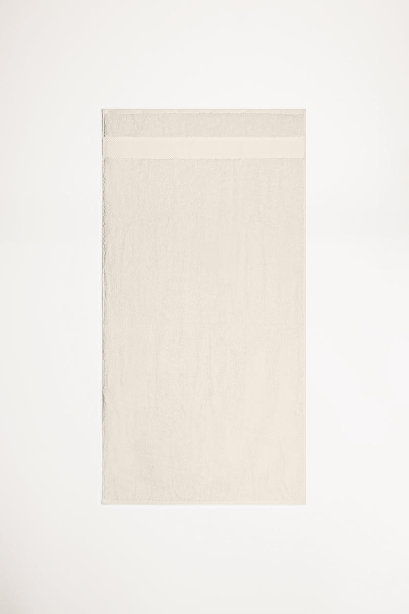 Organic Cotton Bath Towel - Chalk