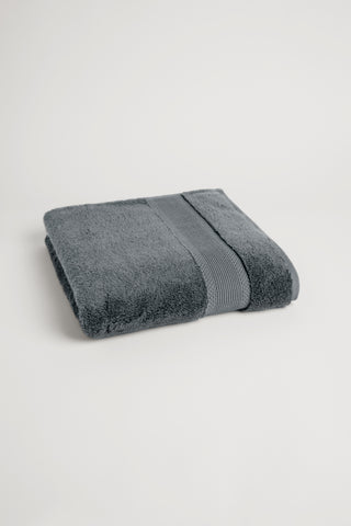 Organic Cotton Bath Towel - Slate Grey