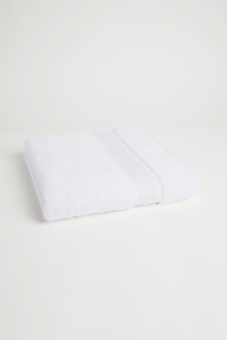 Organic Cotton Bath Towel - Classic White