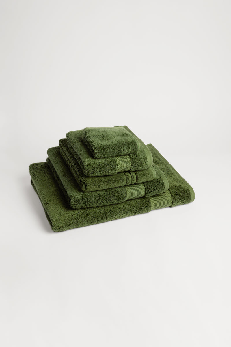 Organic Cotton Bath Sheet - Forest Green