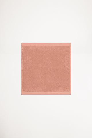 Organic Cotton Face Towel - Terracotta