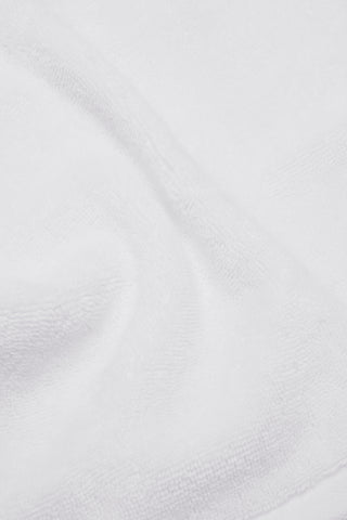 Organic Cotton Face Towel - Classic White