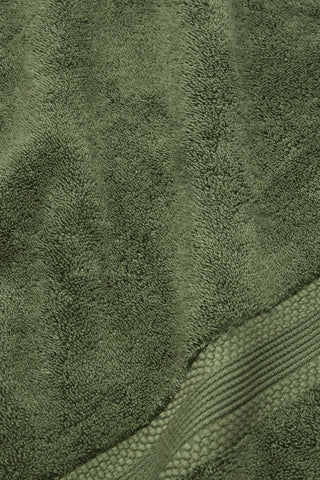 Organic Cotton Hand Towel - Forest Green