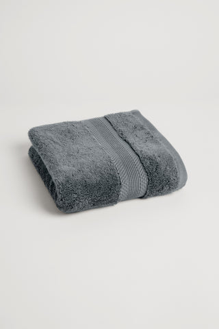 Organic Cotton Hand Towel - Slate Grey