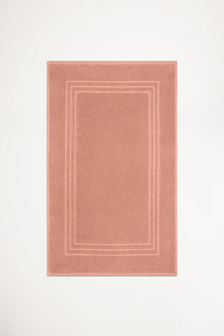 Organic Cotton Bath Mat - Terracotta