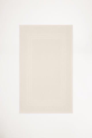 Organic Cotton Bath Mat - Chalk