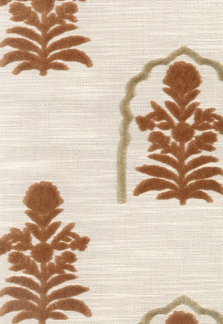 Jaipur Flower - Rust/Latte
