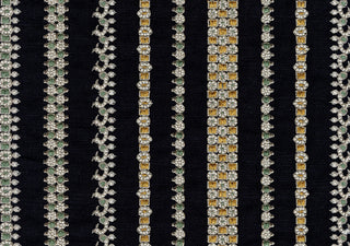 Jewel Stripe - Black/Emerald