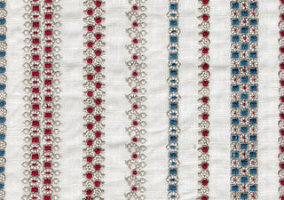 Jewel Stripe - Ruby/Teal