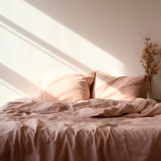 Sateen Organic Cotton Duvet Set - Midsummer Pink