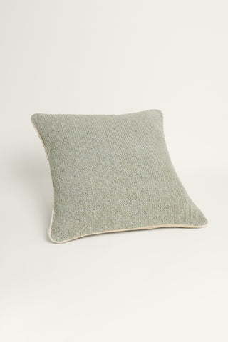 Plush Cushion Cover - Light Green