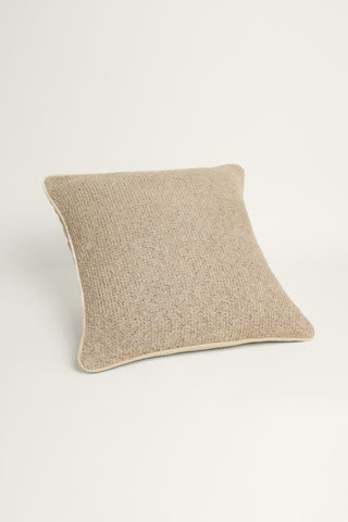 Plush Cushion Cover - Light Neutral