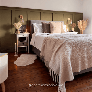 Percale Organic Cotton Bedding Set - Midwinter White