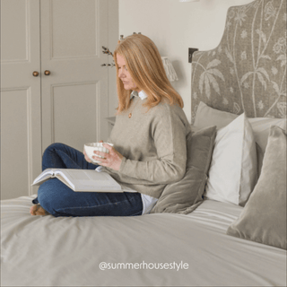 Percale Organic Cotton Duvet Set - Equinox Silver