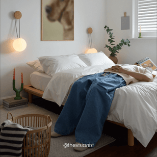 Sateen Organic Cotton Duvet Set - Iridescent Ivory