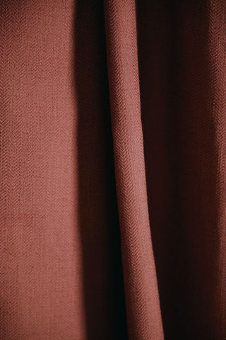 Slub Herringbone - Mineral blue