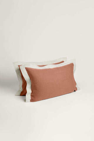 Linen Pillowcases - Terracotta