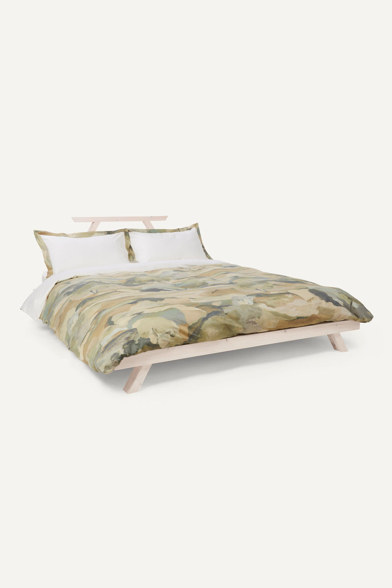 Landscape Duvet Cover - Forest Green