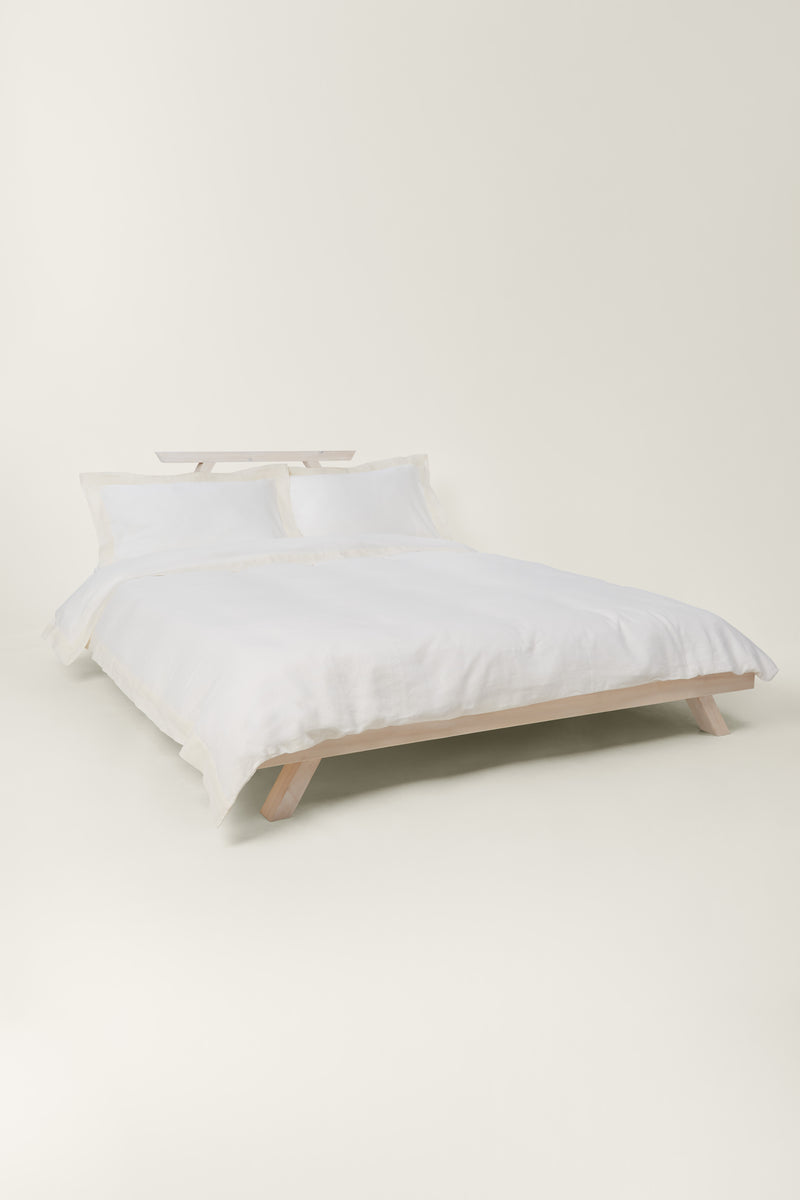 Linen Duvet Cover - Classic White